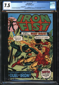 Iron Fist (1975) #1 Australian Edition (Yaffa Publishing, 1978) CGC 7.5 VF-