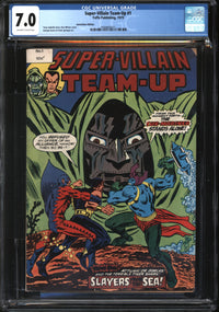 Super-Villain Team-Up (1975) #1 Australian Edition (Yaffa Publishing, 1979) CGC 7.0 FN/VF