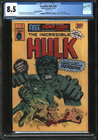 Incredible Hulk (1962) #102 Australian Edition (#8 Newton Comics, 1975) CGC 8.5 VF+