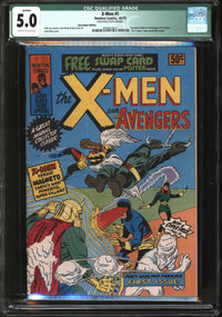 X-Men (1963) #  1 Australian Edition (Newton Comics, 1975) CGC Qualified 5.0 VG/FN