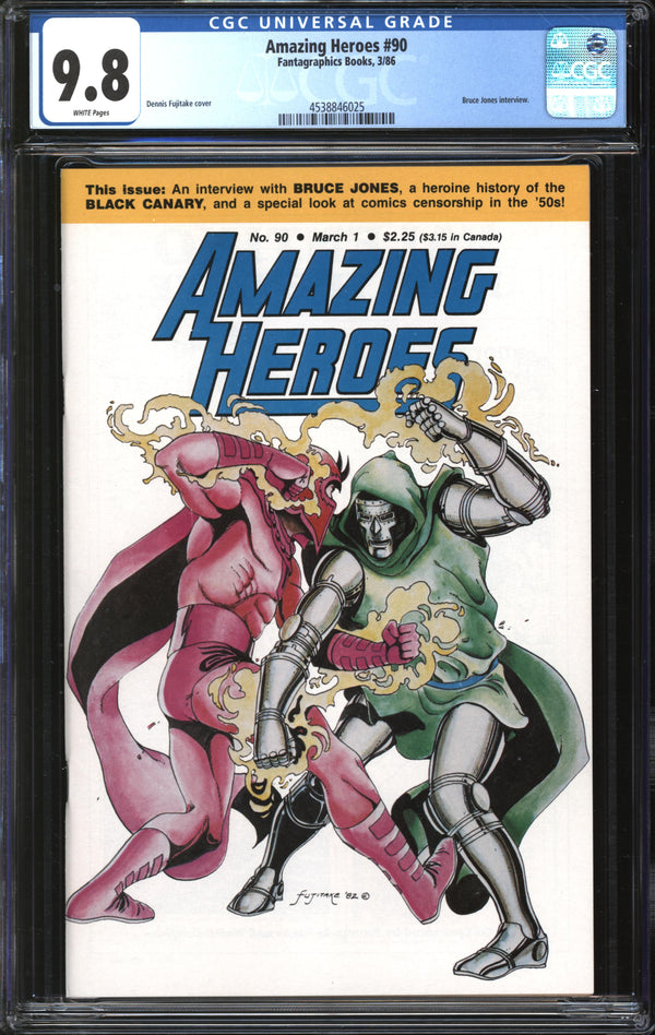 Amazing Heroes (1981) # 90 CGC 9.8 NM/MT