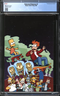 Futurama/Simpsons: Infinitely Secret Crossover Crisis (2002) #2 CGC 9.8 NM/MT