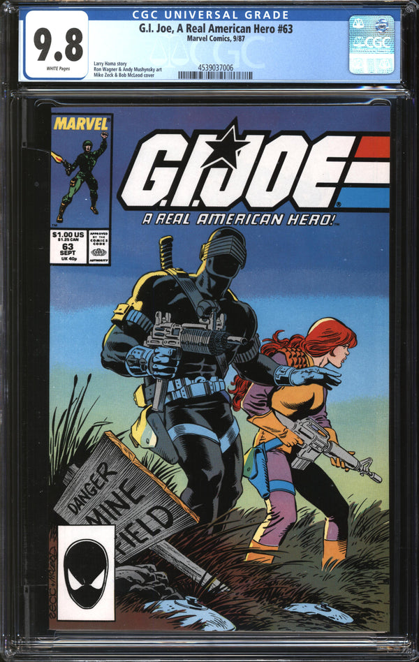 G.I. Joe, A Real American Hero (1982) # 63 CGC 9.8 NM/MT