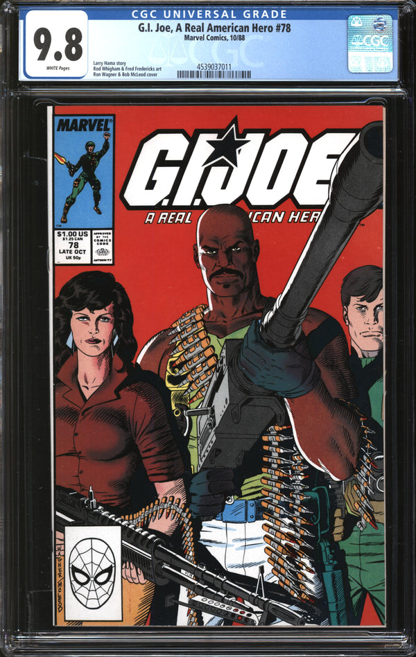 G.I. Joe, A Real American Hero (1982) # 78 CGC 9.8 NM/MT