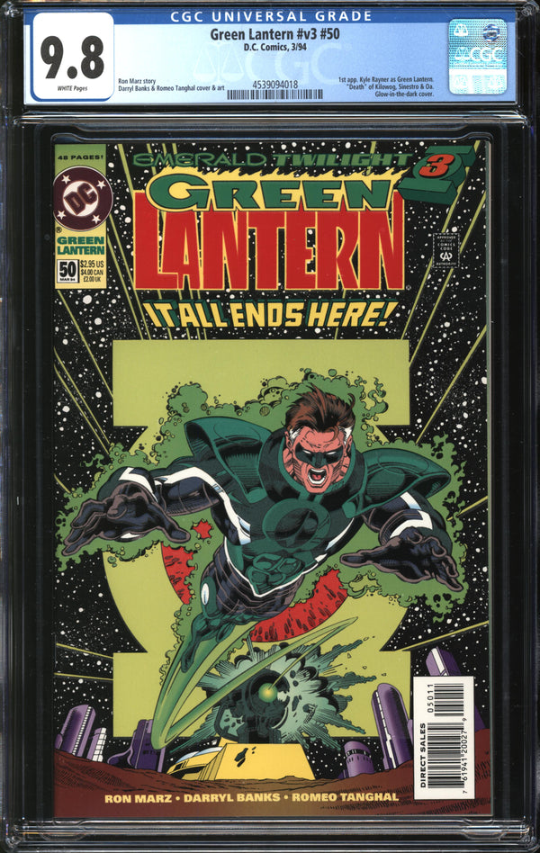 Green Lantern (1990) #50 CGC 9.8 NM/MT