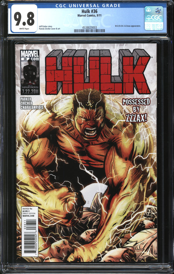 Hulk (2008) #36 CGC 9.8 NM/MT