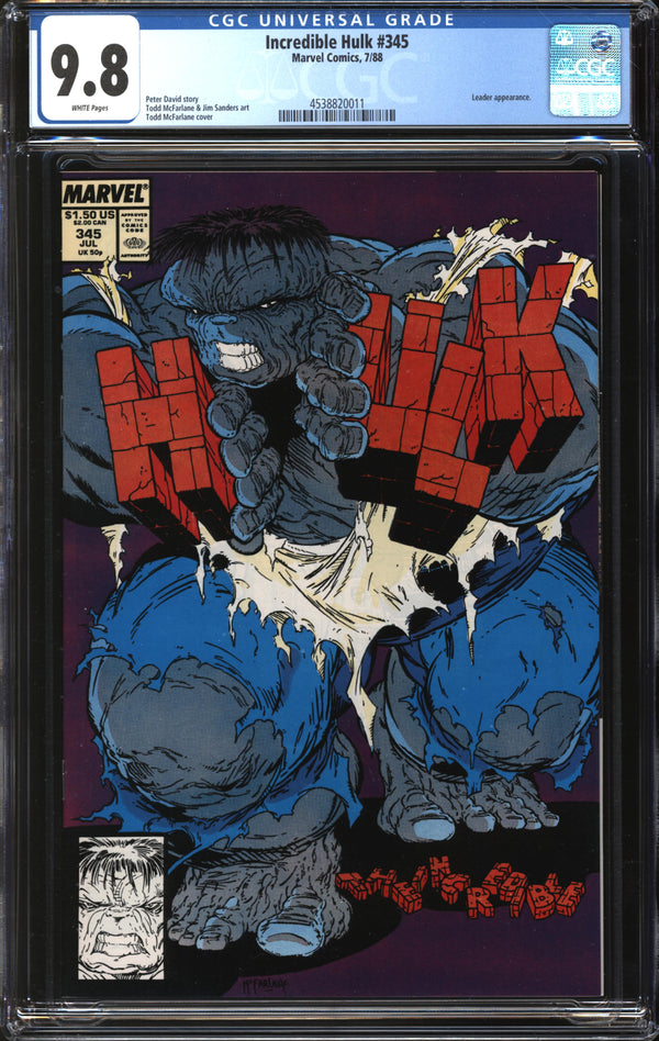 Incredible Hulk (1962) #345 CGC 9.8 NM/MT