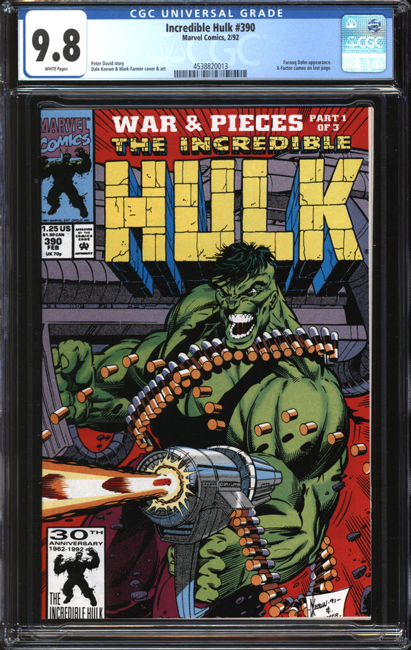 Incredible Hulk (1962) #390 CGC 9.8 NM/MT