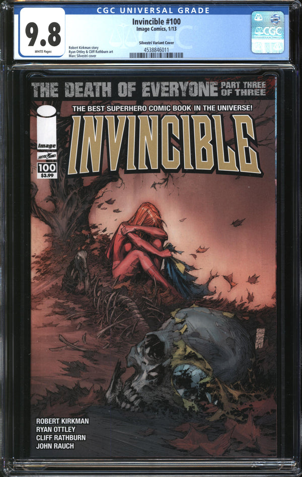 Invincible (2003) #100 Marc Silvestri Variant CGC 9.8 NM/MT