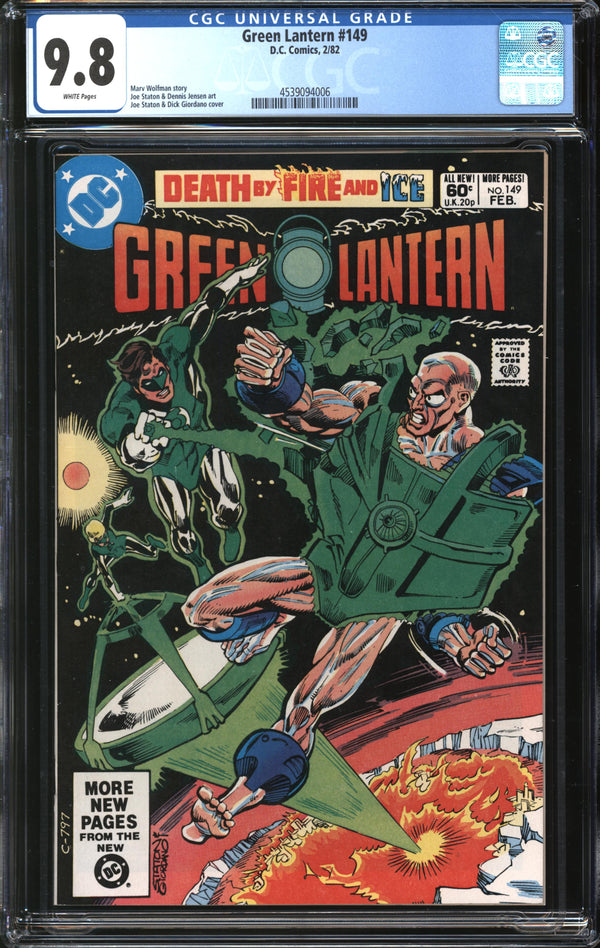 Green Lantern (1960) #149 CGC 9.8 NM/MT