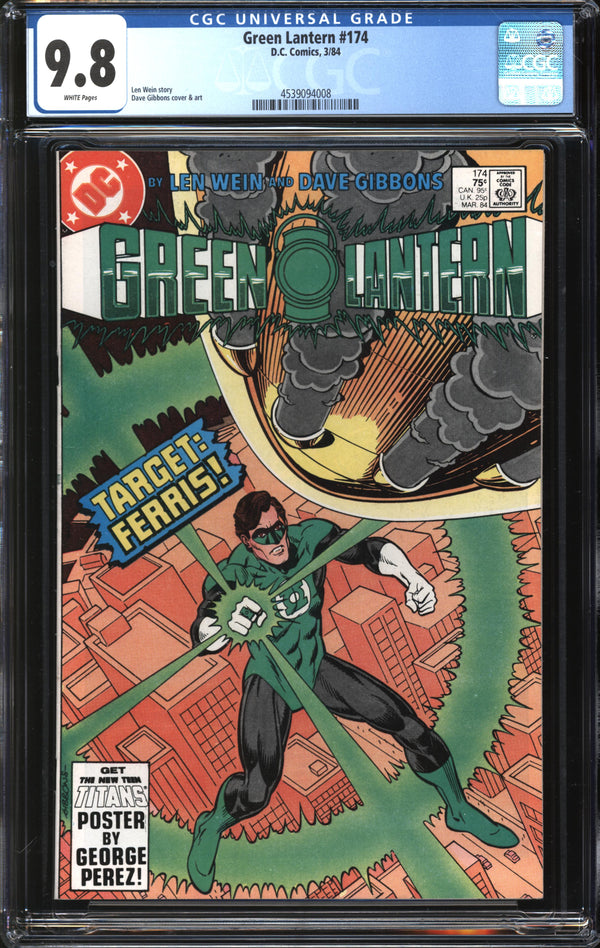 Green Lantern (1960) #174 CGC 9.8 NM/MT