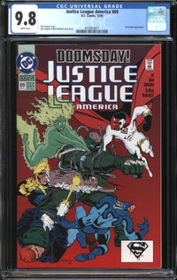 Justice League America (1987) #69 CGC 9.8 NM/MT