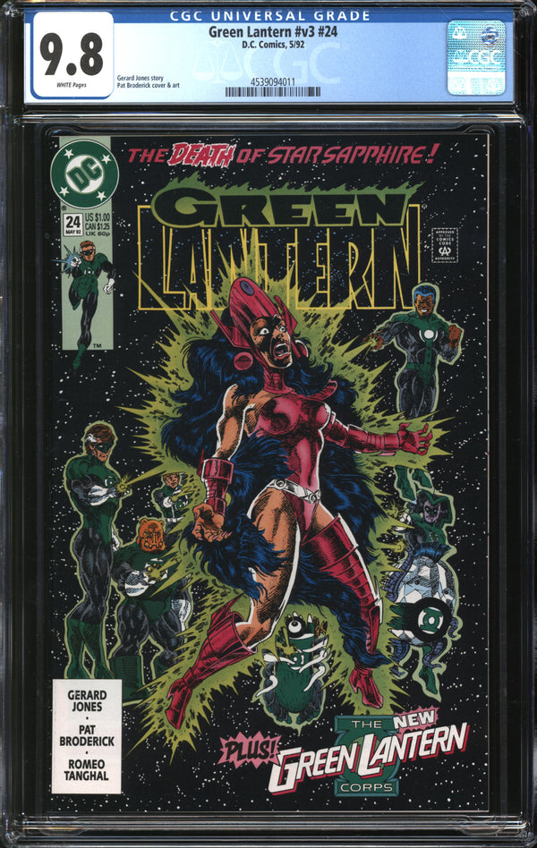 Green Lantern (1990) #24 CGC 9.8 NM/MT