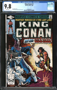 King Conan (1980) #1 CGC 9.8 NM/MT