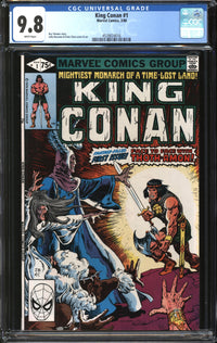 King Conan (1980) #1 CGC 9.8 NM/MT