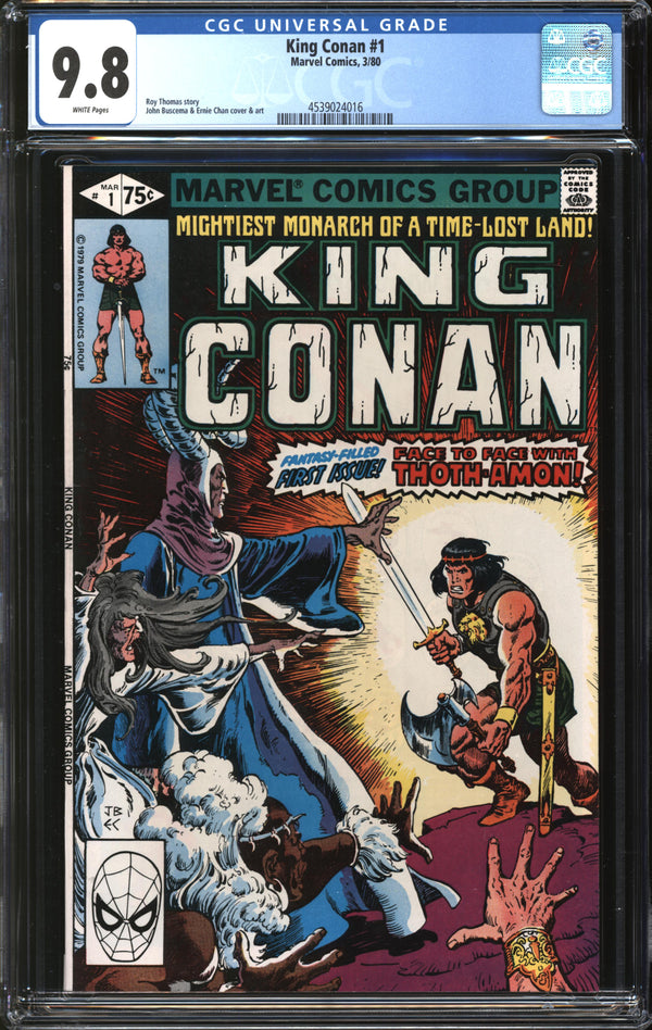 King Conan (1980) #1 CGC 9.8 NM/MT