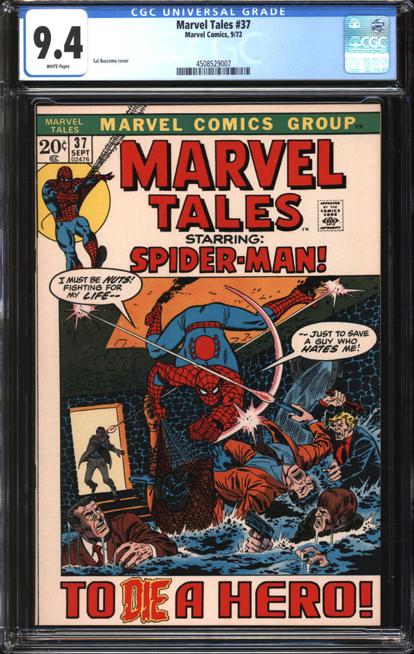 Marvel Tales (1964) # 37 CGC 9.4 NM