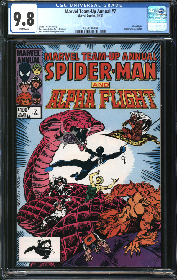 Marvel Team-Up Annual (1984) #7 CGC 9.8 NM/MT