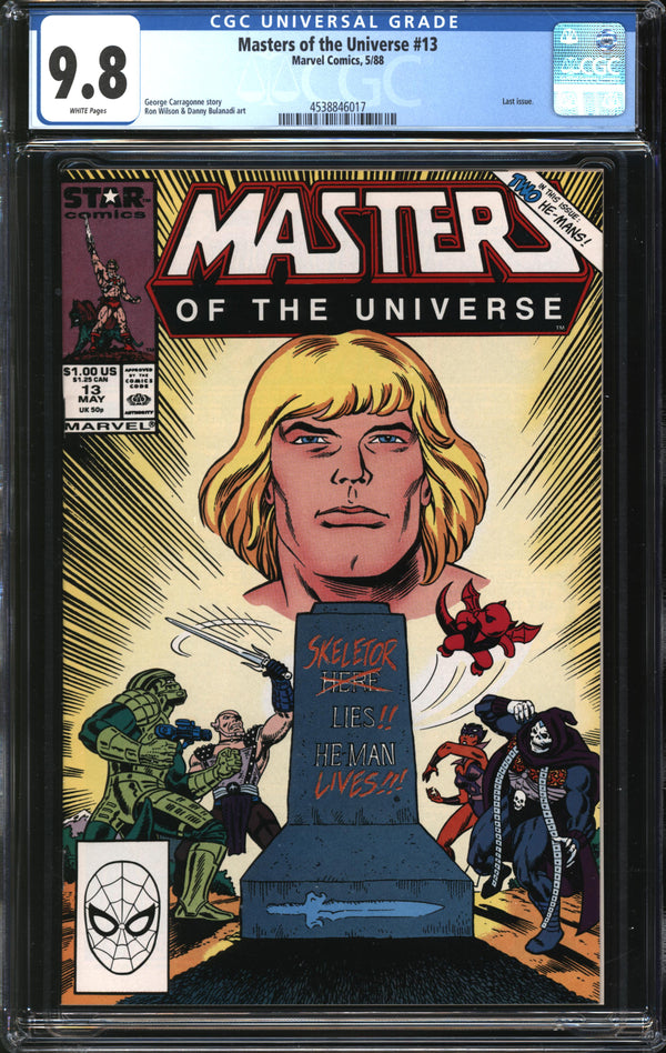 Masters Of The Universe (1986) #13 CGC 9.8 NM/MT