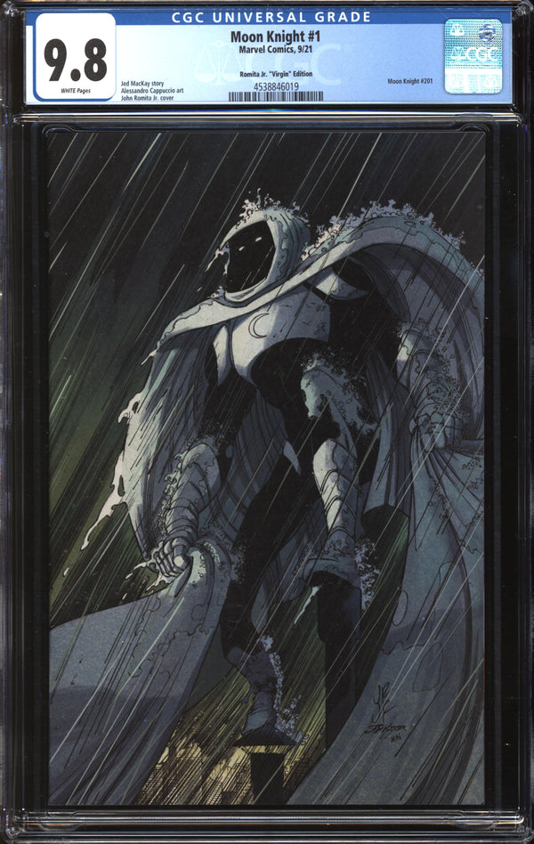 Moon Knight (2021) #1 John Romita Jr. Virgin Edition CGC 9.8 NM/MT