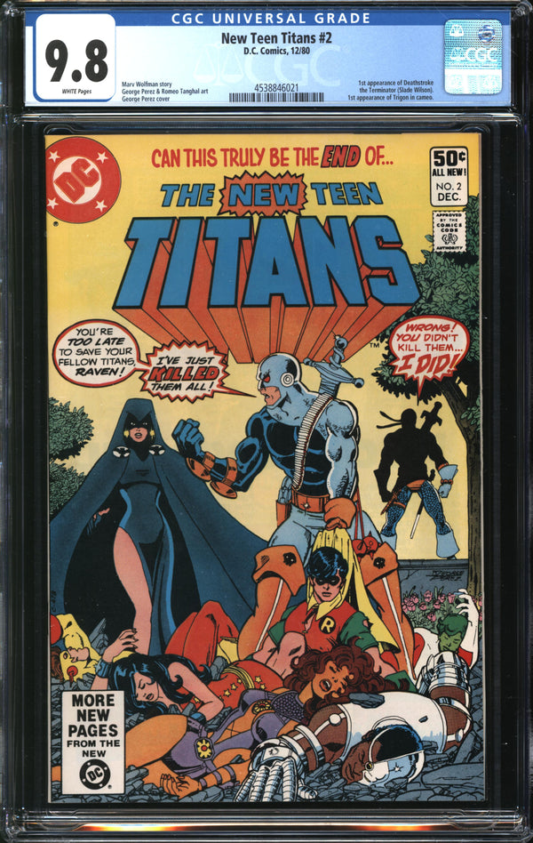 New Teen Titans (1980) #2 CGC 9.8 NM/MT