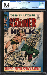 Tales To Astonish (1959) #100 CGC 9.4 NM