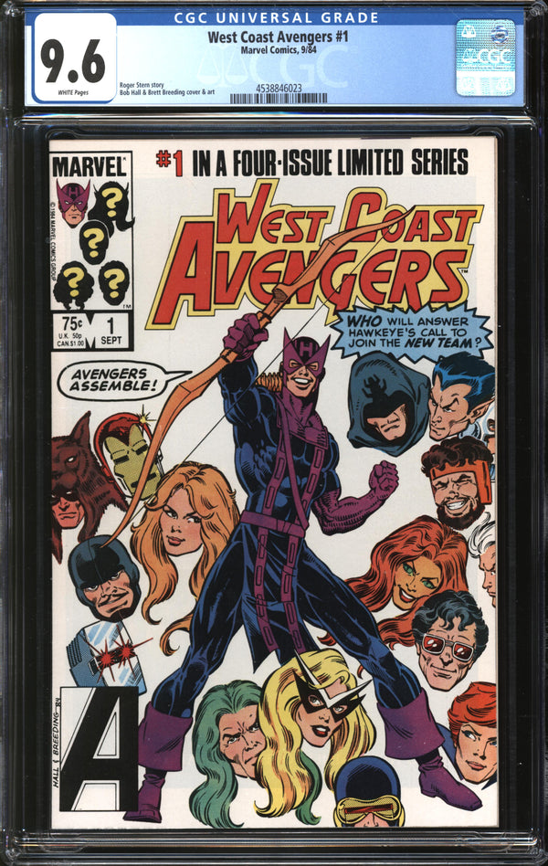 West Coast Avengers (1984) #1 CGC 9.6 NM+