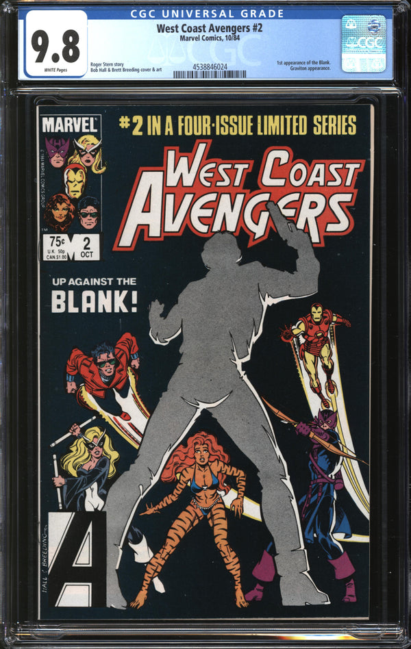 West Coast Avengers (1984) #2 CGC 9.8 NM/MT