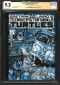 Teenage Mutant Ninja Turtles (1984) # 3 CGC x JSA Signature Series 9.2 NM- Signed Kevin Eastman