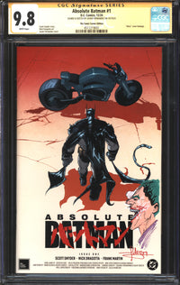 Absolute Batman (2024) #1 The Comic Corner Edition CGC Signature Series 9.8 NM/MT Signed/Sketch Javier Fernandez