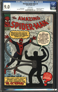 Amazing Spider-Man (1963) #  3 CGC 9.0 VF/NM