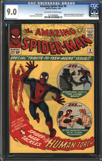 Amazing Spider-Man (1963) #  8 CGC 9.0 VF/NM