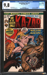 Astonishing Tales (1970) #11 CGC 9.8 NM/MT
