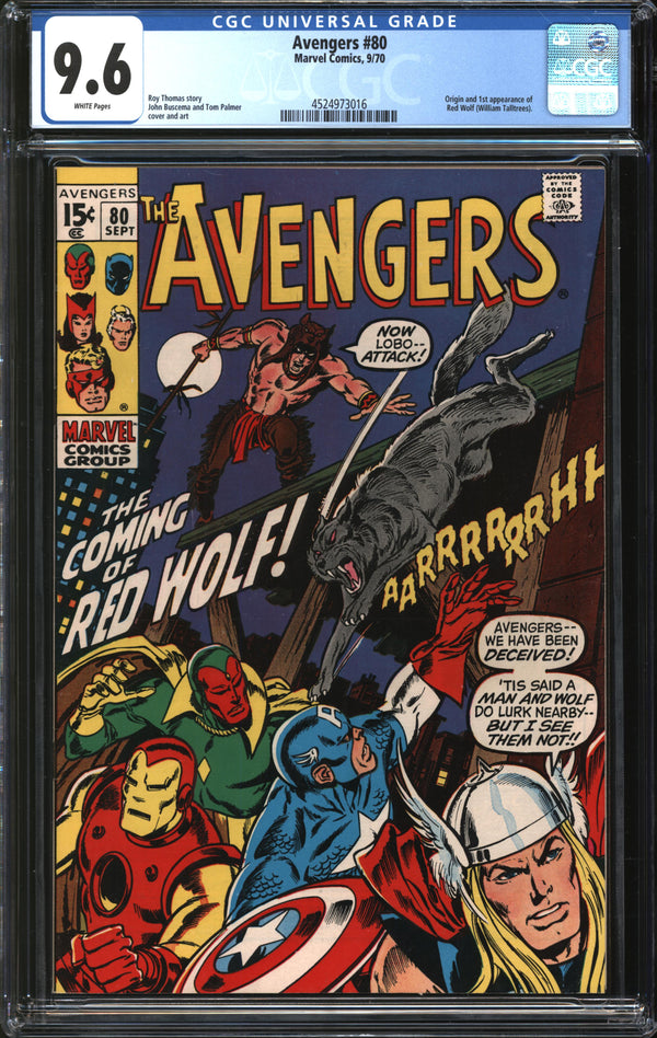 Avengers (1963) # 80 CGC 9.6 NM+