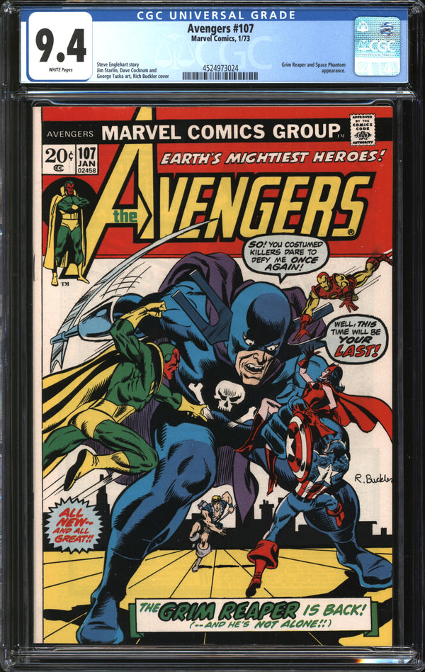 Avengers (1963) #107 CGC 9.4 NM