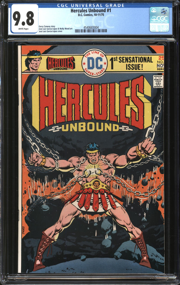 Hercules Unbound (1975) #1 CGC 9.8 NM/MT