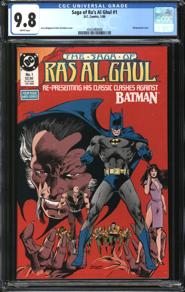 Saga Of Ra's Al Ghul (1988) #1 CGC 9.8 NM/MT