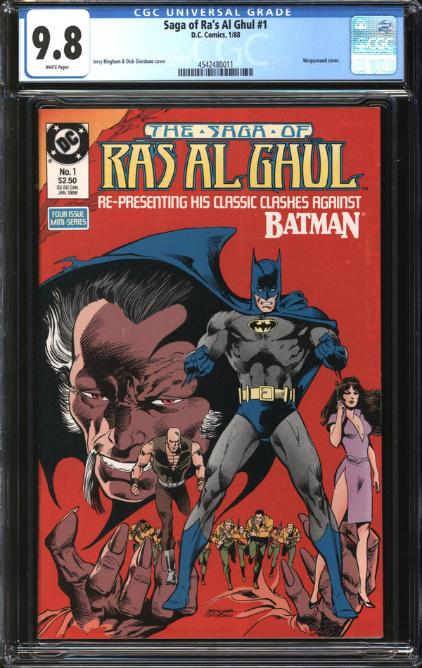 Saga Of Ra's Al Ghul (1988) #1 CGC 9.8 NM/MT