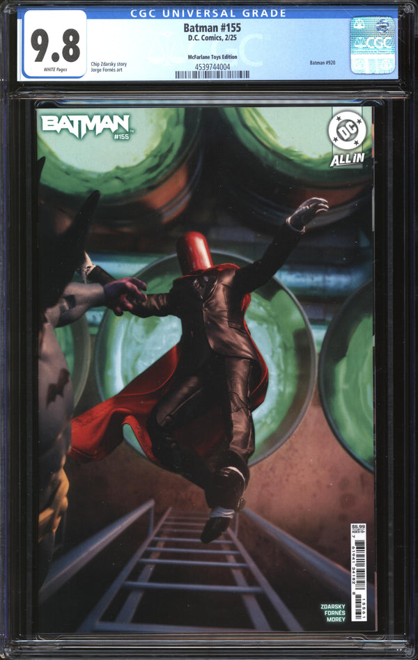 Batman (2016) #155 McFarlane Toys Edition CGC 9.8 NM/MT