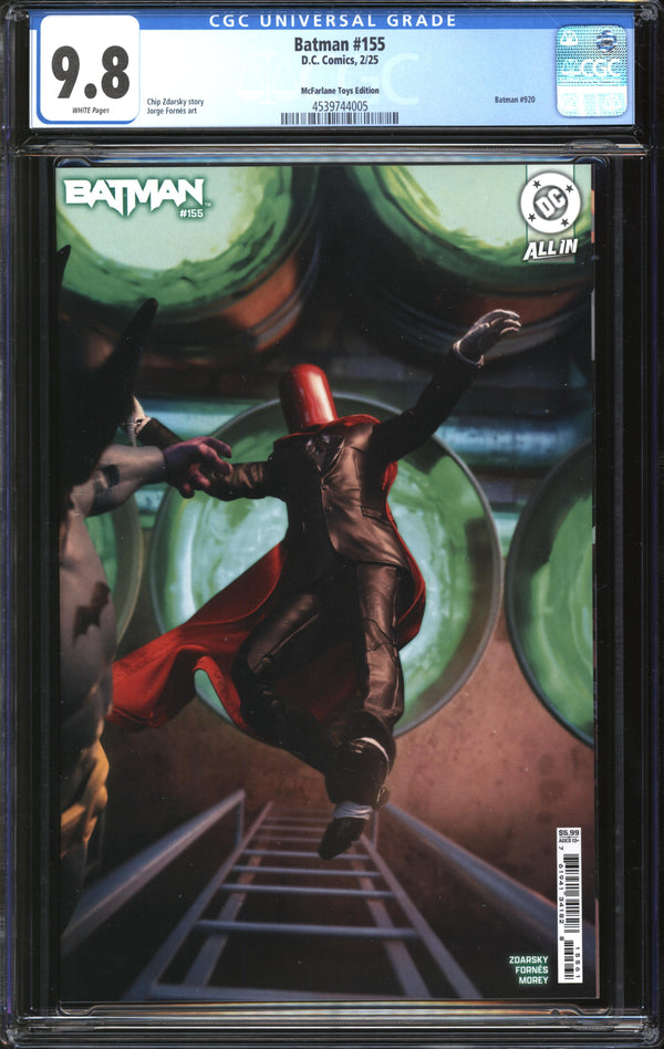 Batman (2016) #155 McFarlane Toys Edition CGC 9.8 NM/MT