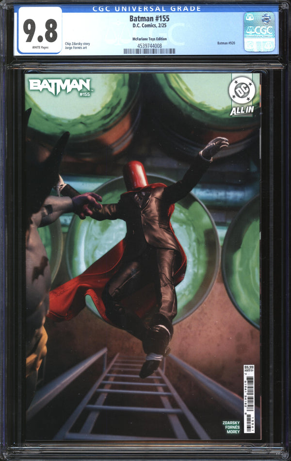 Batman (2016) #155 McFarlane Toys Edition CGC 9.8 NM/MT