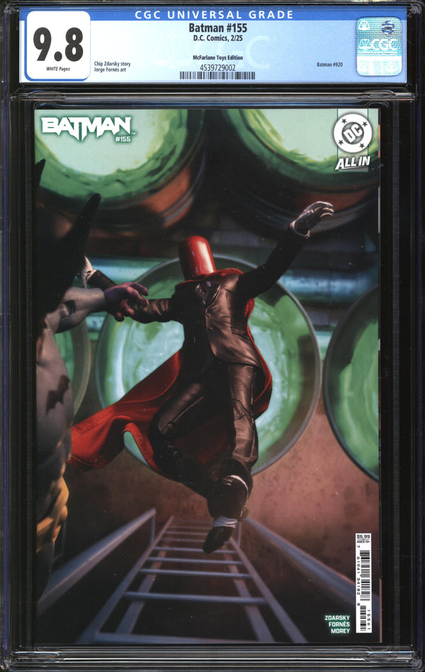 Batman (2016) #155 McFarlane Toys Edition CGC 9.8 NM/MT
