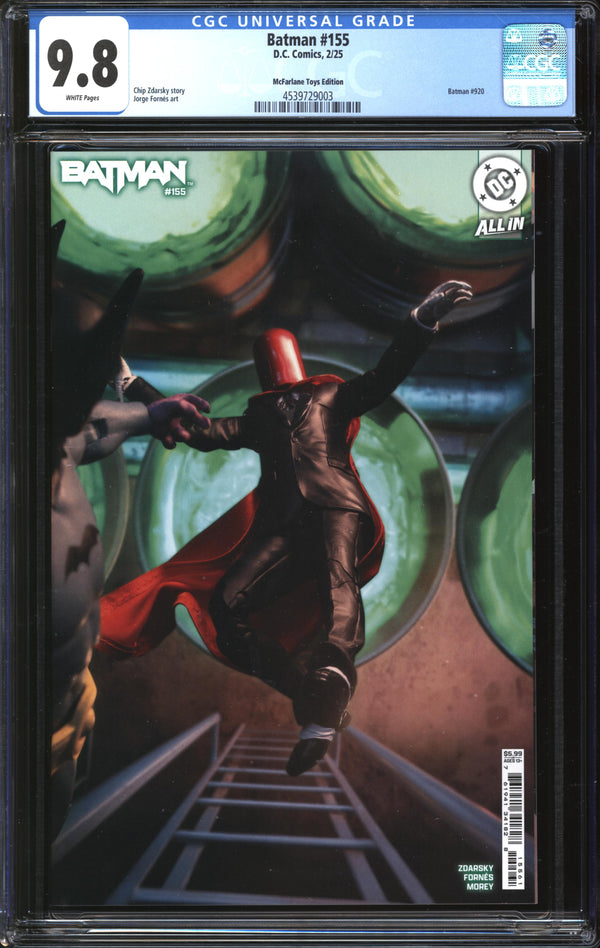 Batman (2016) #155 McFarlane Toys Edition CGC 9.8 NM/MT