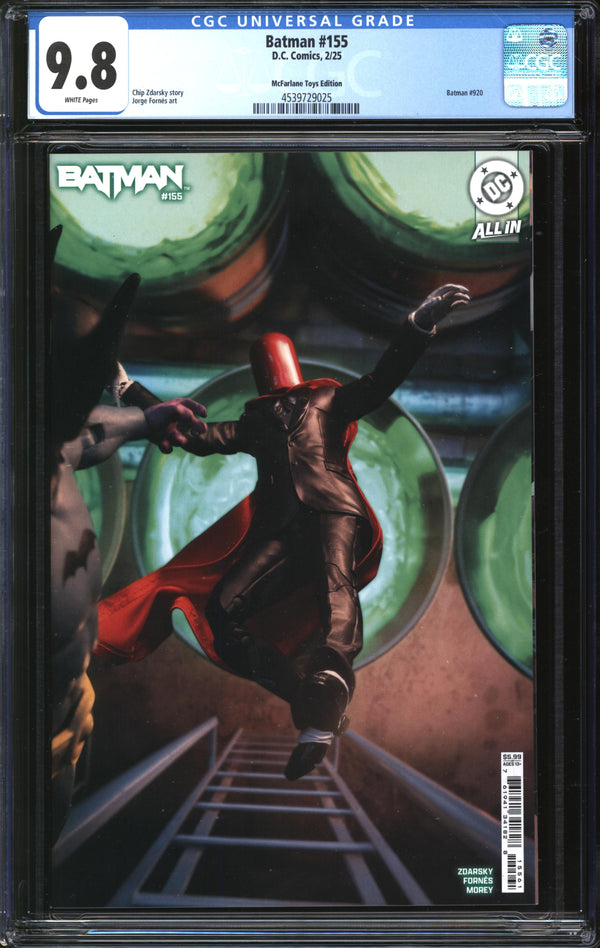 Batman (2016) #155 McFarlane Toys Edition CGC 9.8 NM/MT