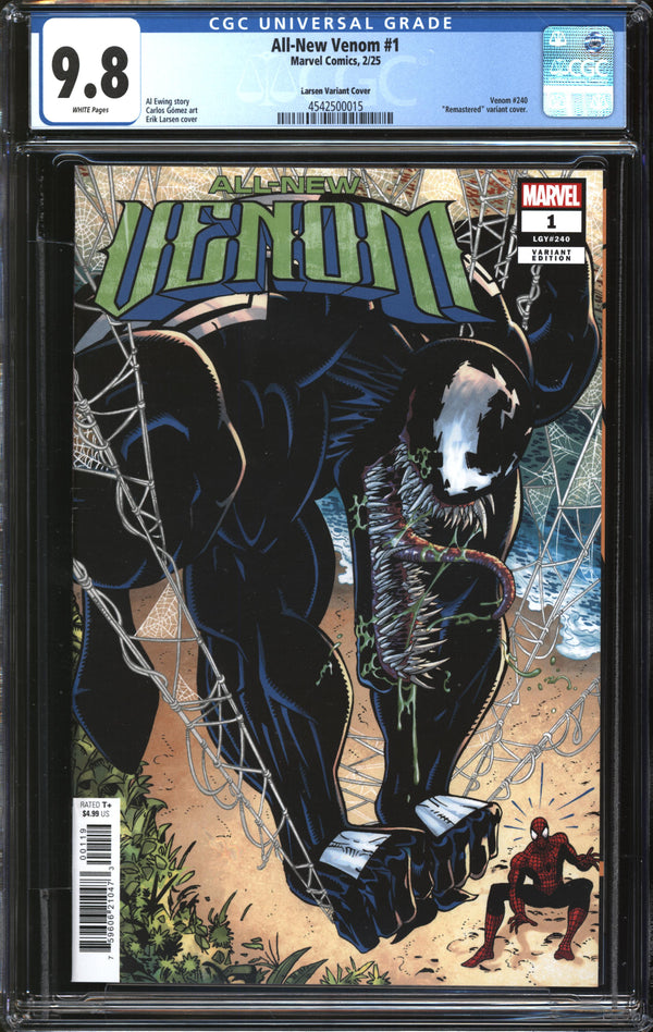 All-New Venom (2025) #1 Erik Larsen Variant CGC 9.8 NM/MT