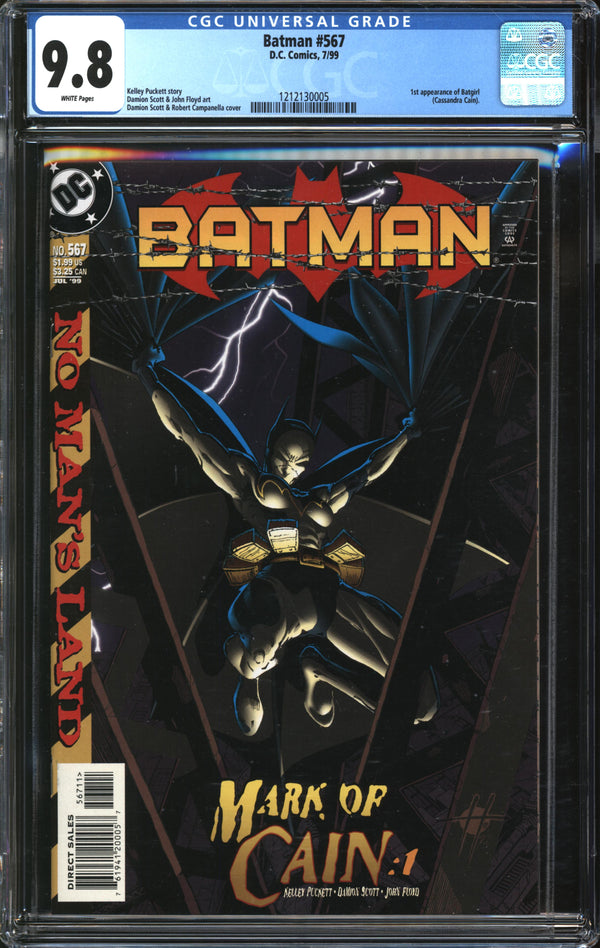 Batman (1940) #567 CGC 9.8 NM/MT