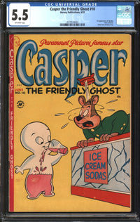 Casper The Friendly Ghost (1952) #10 CGC 5.5 FN-
