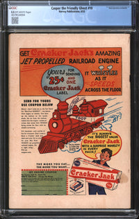 Casper The Friendly Ghost (1952) #10 CGC 5.5 FN-