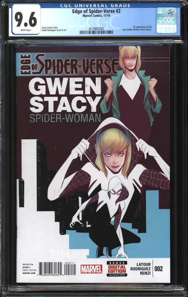Edge Of Spider-Verse (2014) #2 CGC 9.6 NM+