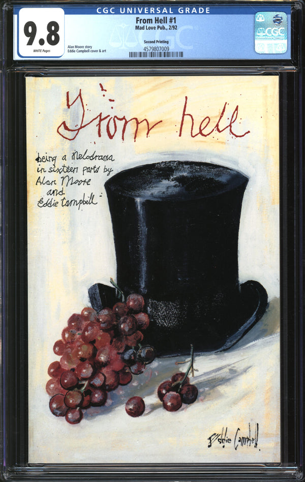 From Hell (1992) #1 Second Printing CGC 9.8 NM/MT
